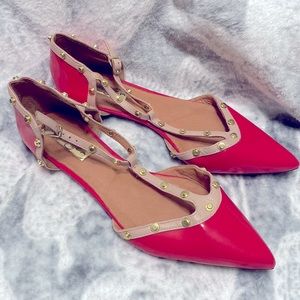 Halogen salmon flats size 8.5 designer shoes